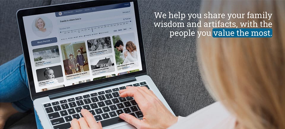We help you share your most important memories and documents, with the people you value the most.